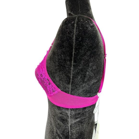 NWT La Perla Hot Pink Lace Bralette - Size 32B - Picture 3 of 9